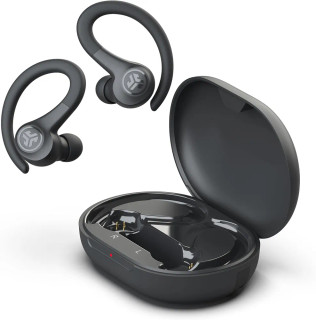 هدفون بیسیم ورزشی JLab Go Air Sport+ بلوتوثی با 35 ساعت شارژدهی، IP55 و Be Aware Mode – رنگ Graphite
